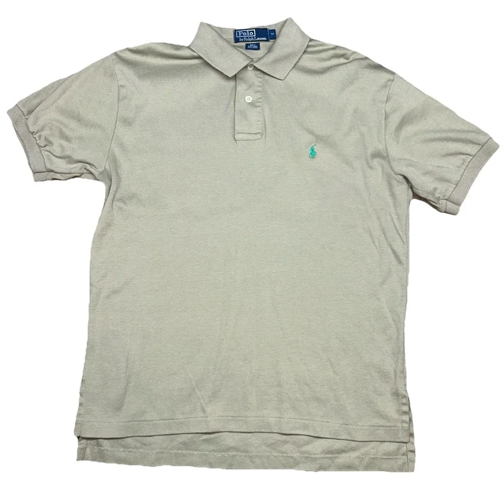 Polo Ralph Lauren Men's Medium 100% Cotton Short Sleeve‎